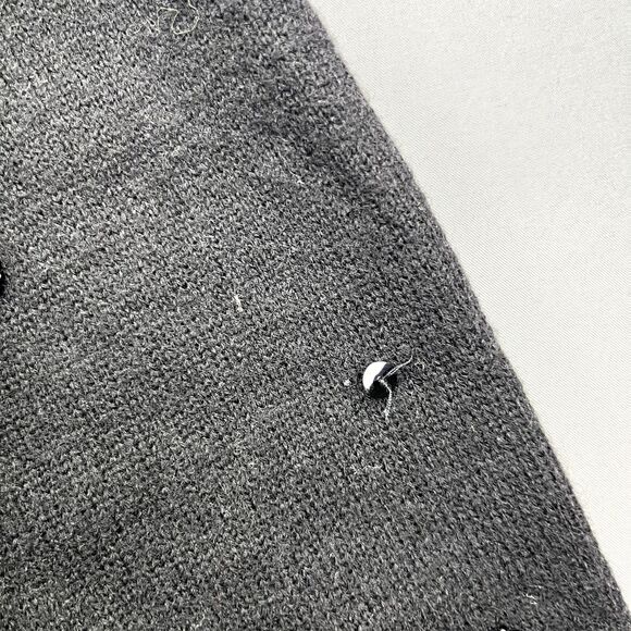 Talbots 100% Merino Wool Beaded Cardigan Sweater Women's‎ Sz M Button Vintage - Picture 8 of 16